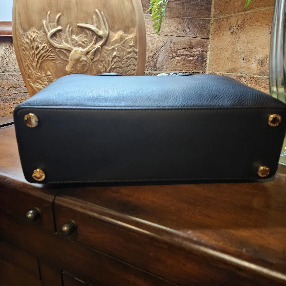 Michael Kors Black Leather Shoulder Bag